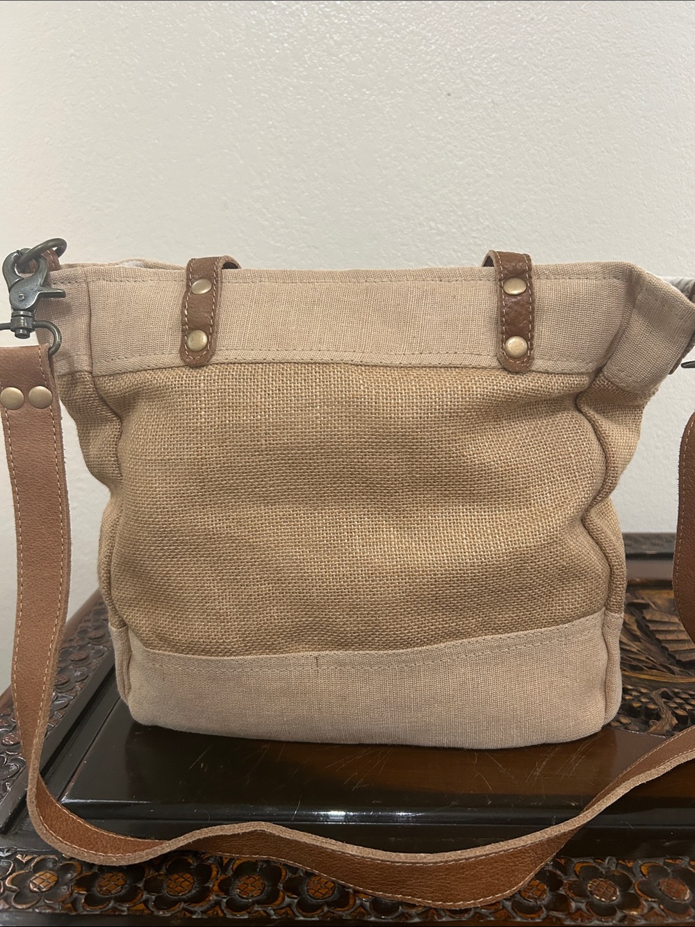 MYRA BAG: MARKET BAG Sustainable Organic Fabric - Picture 3 of 10